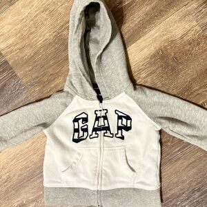 EUC Baby Boys Gap Zip Hoodie